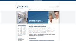 Desktop Screenshot of hno-platte.de